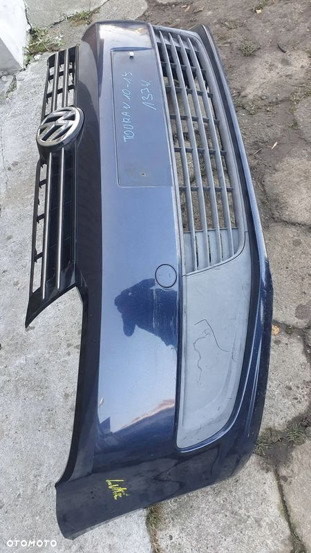 Volkswagen Touran 1 I 1T0 lift 10-15 Caddy 2k zderzak przedni przód $ - 3