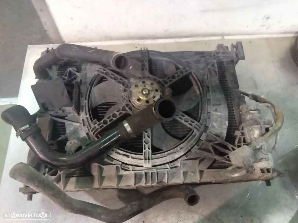 CONJUNTO DE RADIADORES COM TERMOVENTILADOR RENAULT ESPACE III 96-02 - 1