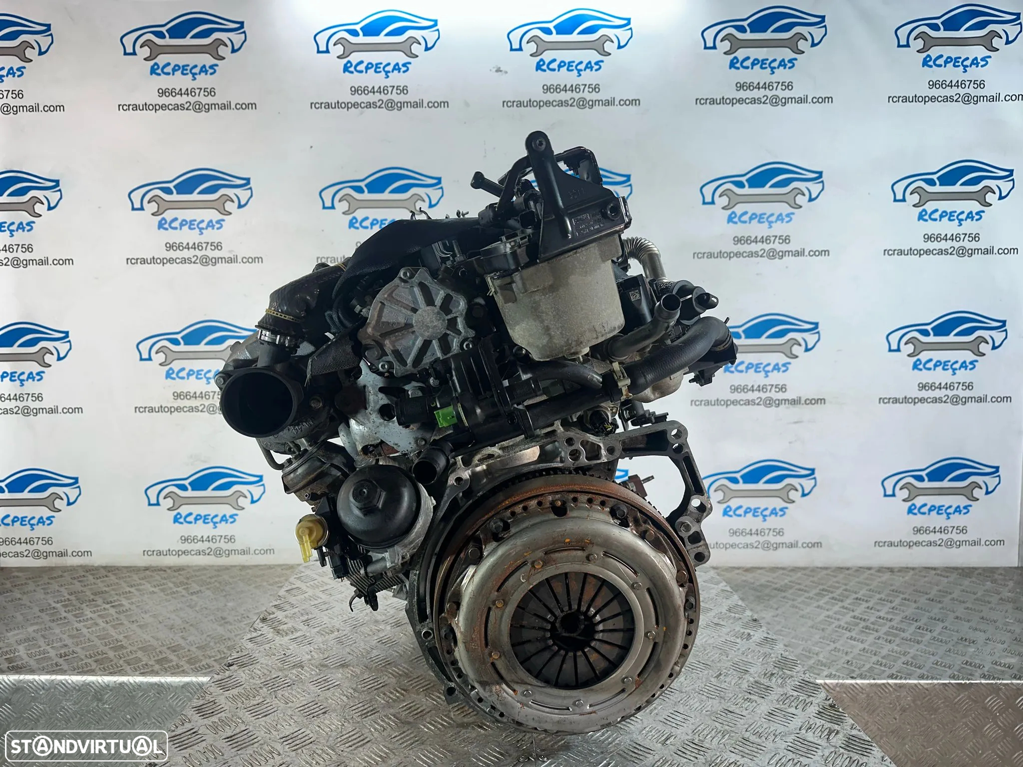 .Motor Completo Volvo Ford Mazda PSA Peugeot Citroen 1.6 D CD TDCi 8v D4162T AV6Q-6007-AC Continental Siemens - 3