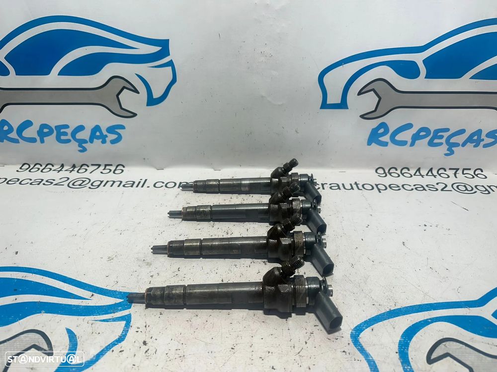 .Conjunto de 4 injetores Bosch BMW 2.0D 16v N47D20 N47 N47N 116D 118D 316D 318D 118cv 143cv 2006 - 2016 - 3