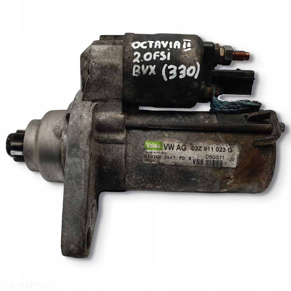 ROZRUSZNIK Skoda Octavia II 2.0 FSI BVX 02Z911023G D6GS11 valeo - 2