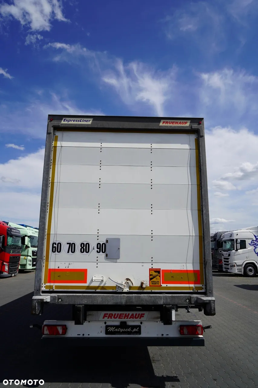 Fruehauf KONTENER / KOFFER / 2 OSIE / SAF / 2021 ROK / BARDZO MOCNA PODŁOGA: SZYNA-DESKA / ROLETA - 12