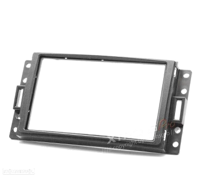 MOLDURA ADAPTADOR PARA RADIO 2-DIN PARA CHEVROLET HUMMER BUICK PONTIAC SATURN SAAB - 3