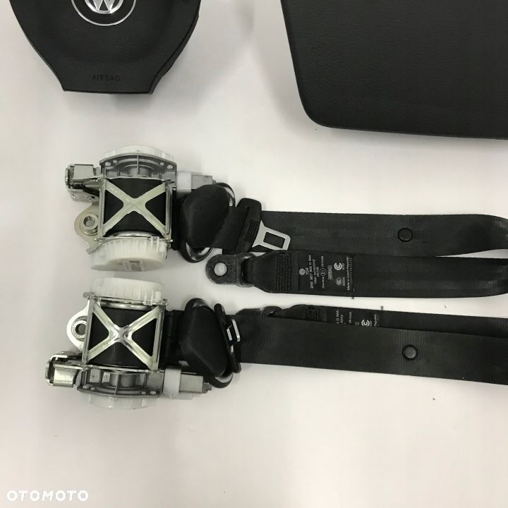 VW AMAROK ZAŚLEPKA PODUSZKI AIRBAG AIR BAG PASY KIT SET - 4