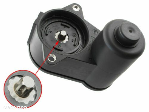 Motoras frana de mana etrier electric passat b6 b7 cc 6/12 dinti NOU - 2