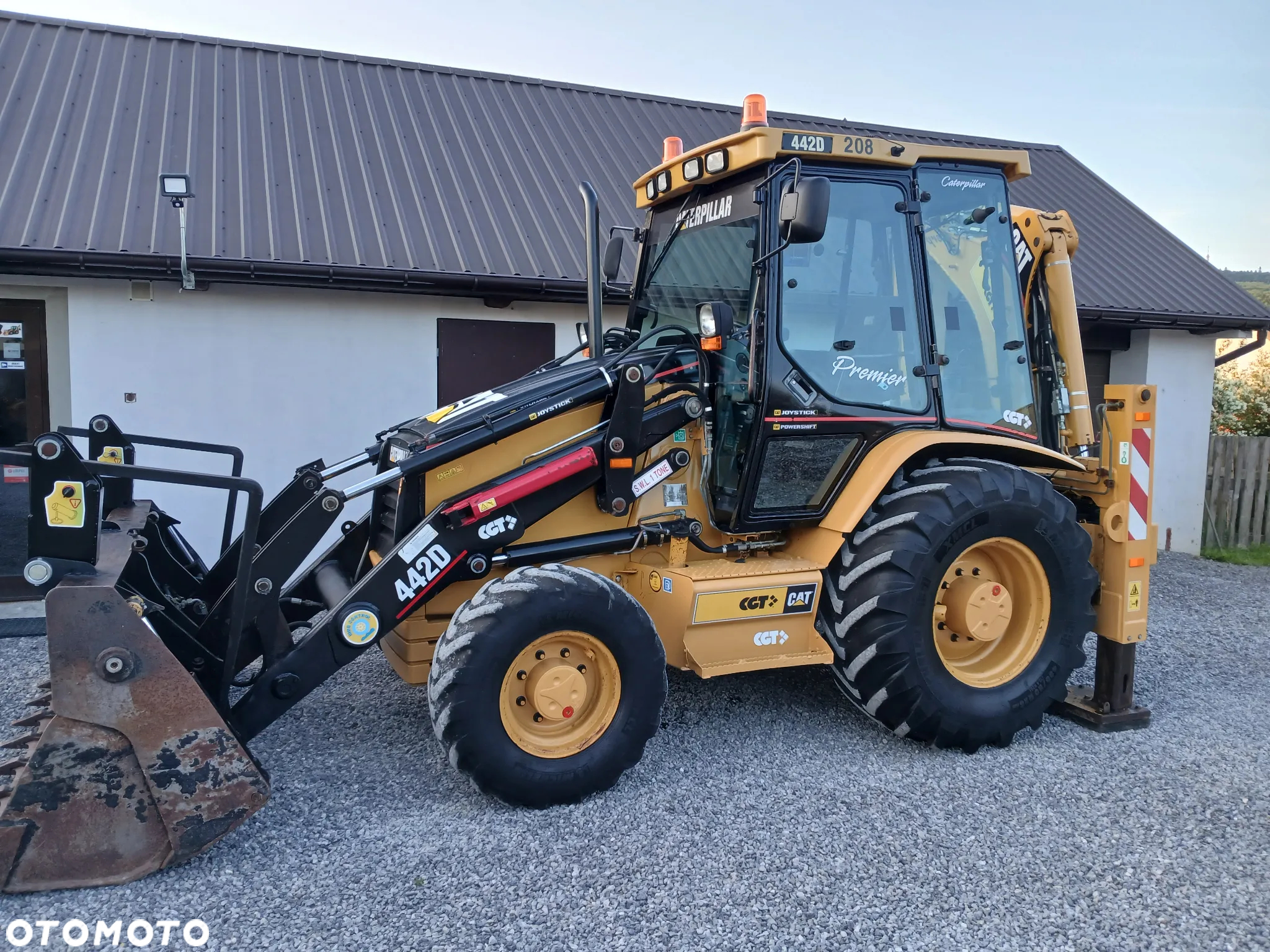 Caterpillar 442D/BEZ LUZÓW/JOYSTICK/SUPER STAN - 6