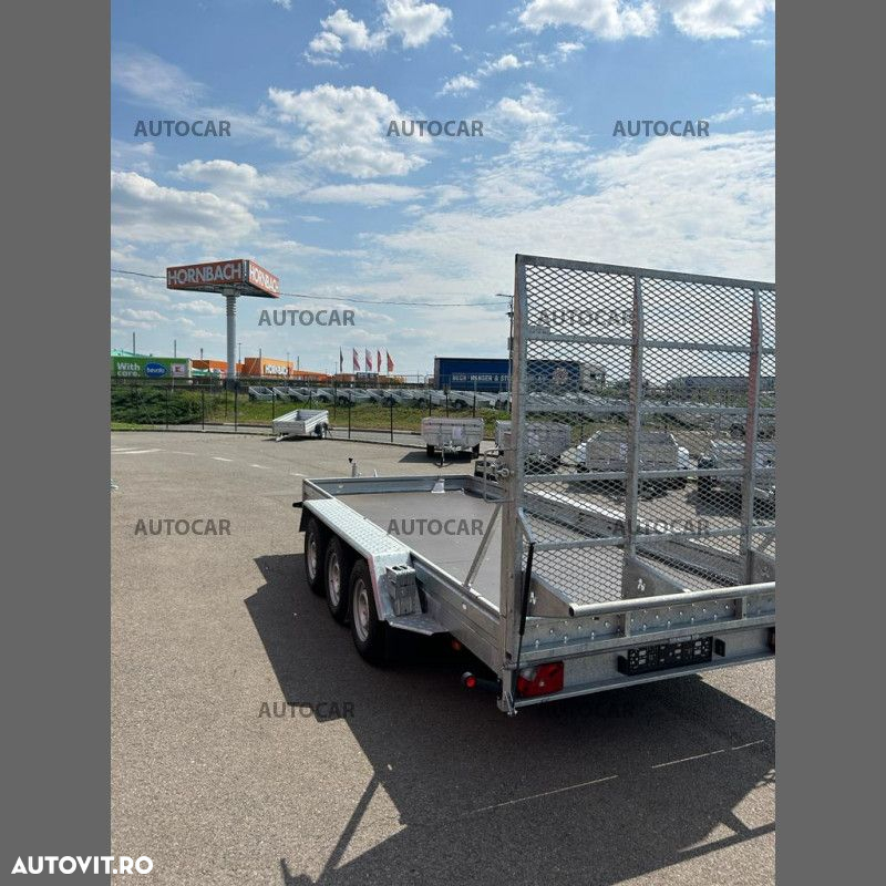 Autocar Platforma,trailer  cu trei axe pentru transport de utilaje  K4535 - 5