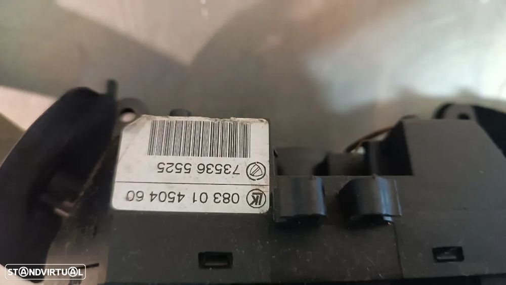 CONJUNTO MANETES  /COMUTADOR PISCAS LUZES LIMPA VIDROS ALFA 147 08301450460 735365525 - 3