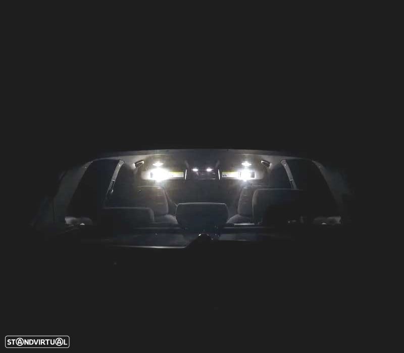 KIT COMPLETO 19 LAMPADAS LED INTERIOR PARA VOLKSWAGEN VW RABBIT GTI GOLF 5 MK5 L 06-09 - 6