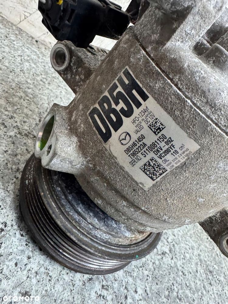 sprężarka klimatyzacji mazda cx3 cx-3 2015-2020 2.0 b db5h61450 t965223a - 4