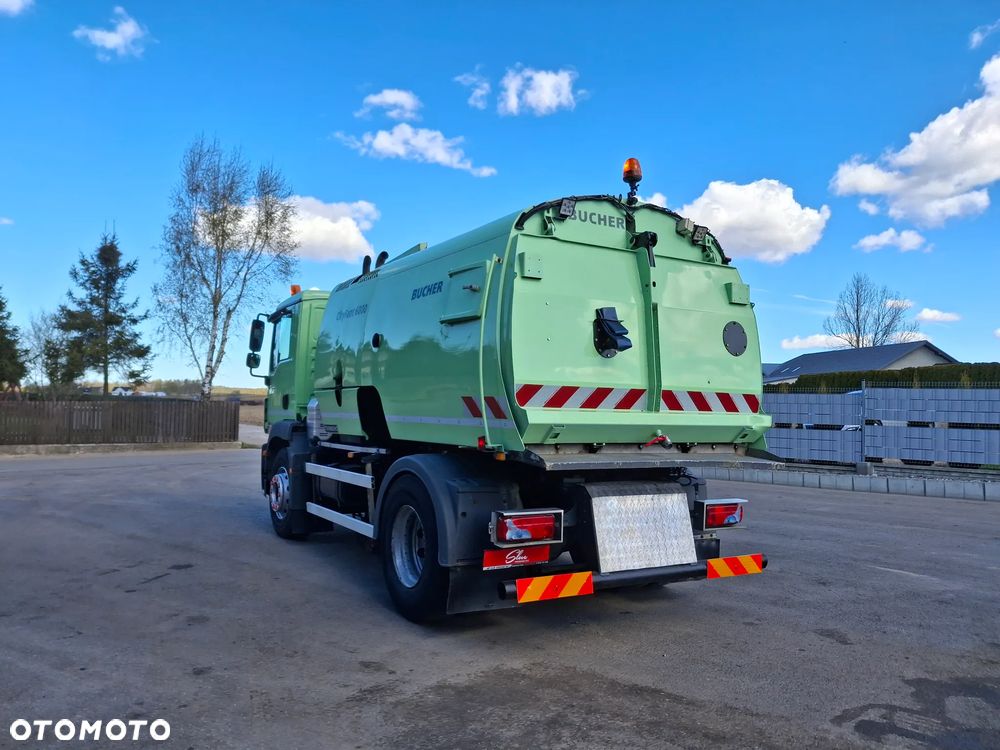 MAN TGM 16.250 Zamiatarka BUCHER CityFant 6000 Euro 6 EUnited PM10 Dodatkowy Silnik Rok: 2015 Zamiatarka Uliczna Niski Przebieg - 13