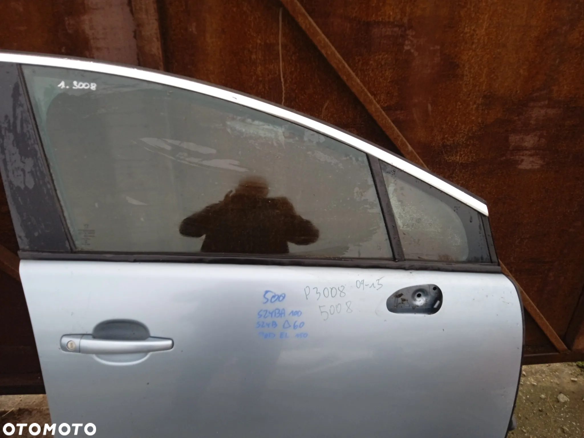 DRZWI PEUGEOT 3008/5008 PRAWE PRZEDNIE 09-16 SZYBA PODNOŚNIK ELEKTRYCZNY ZAMEK - 4