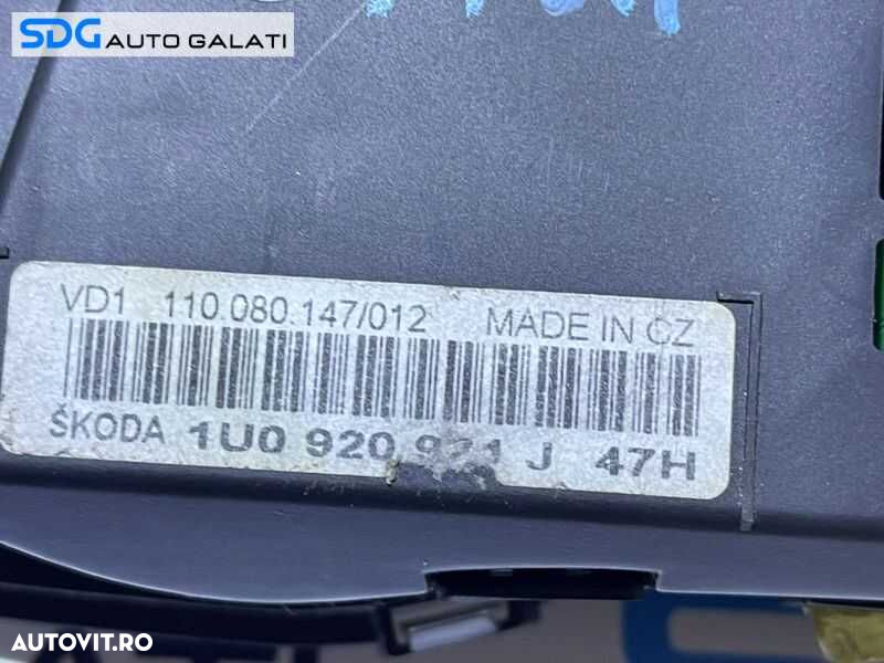 Ceas Ceasuri Cluster Instrumente Bord Skoda Octavia 1 1.9 TDI Automat 2001 - 2011 Cod 1U0920971J [2856] - 4