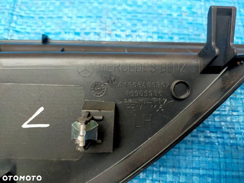 Mercedes W166 GLE Osłona Zaślepka Konsoli Lewa A1666800307 - 3