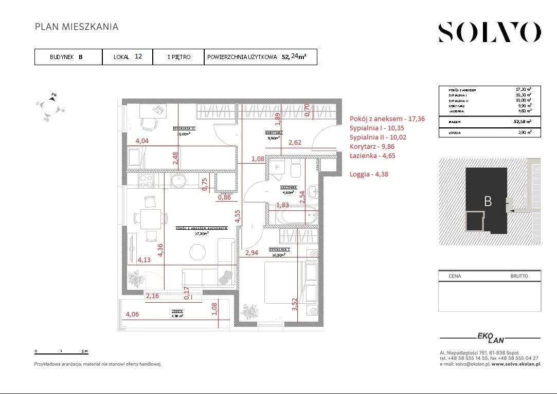 Słoneczne mieszkanie 3 pokojowe