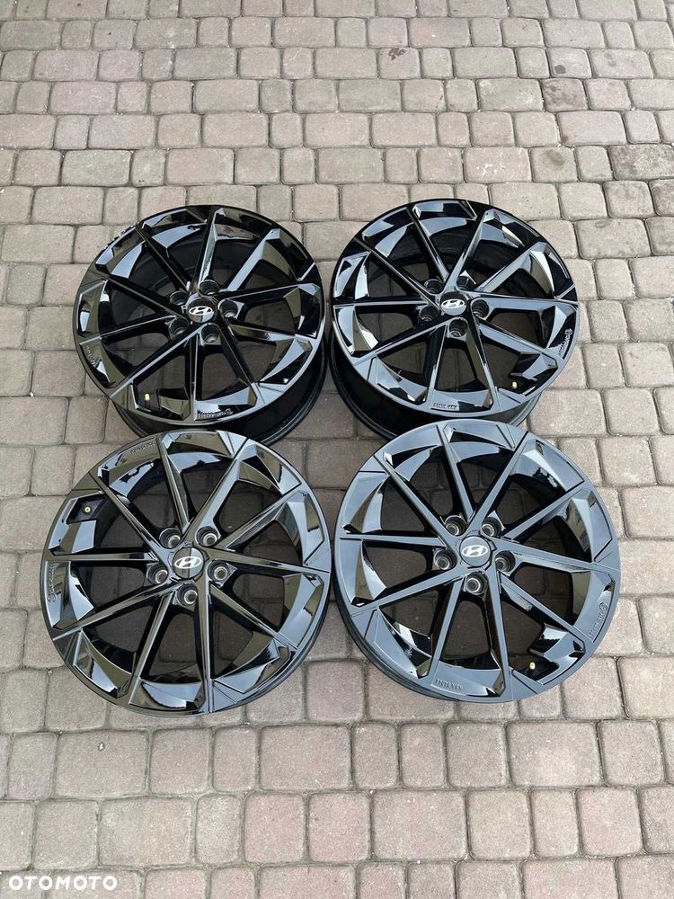 Oryginalne alufelgi Hyundai 5x114,3 19 CZUJNIKI Tucson IONIQ 5 CZARNE - 5