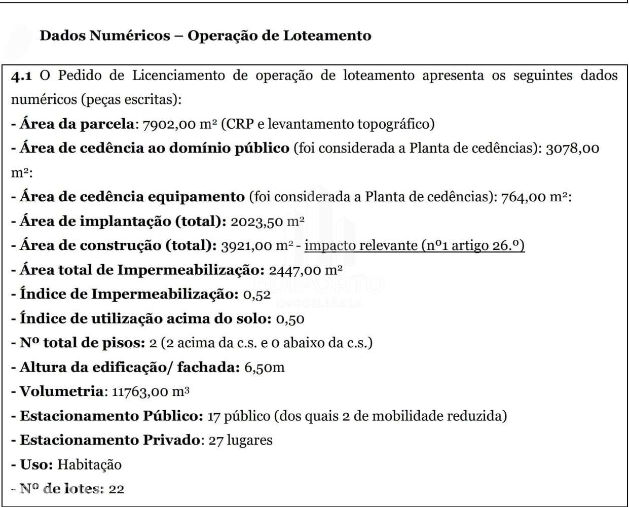Terreno com Projeto Aprovado para 22 Moradias T3 +1 e T4 em Leça do B - Grande imagem: 2/12