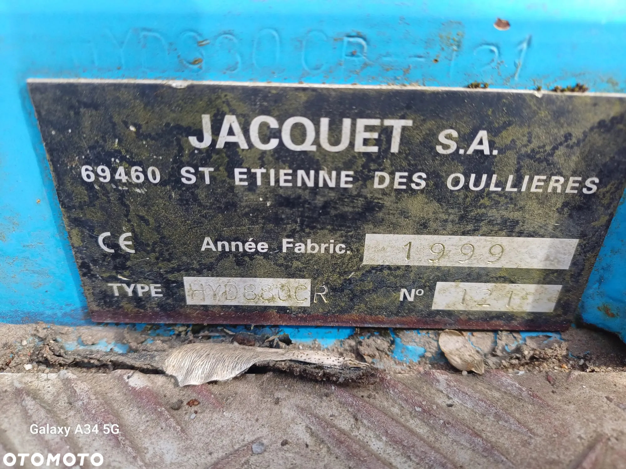 Inny JACQUET HYD 8800R - 17
