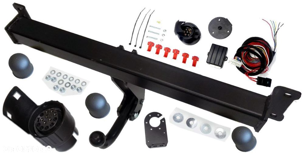 HAK HOLOWNICZY + MODUŁ + WIĄZKA + GNIAZDO 7PIN/13P DO SAMOCHODU BMW X3 E83 FACELIFTING LCI - 1