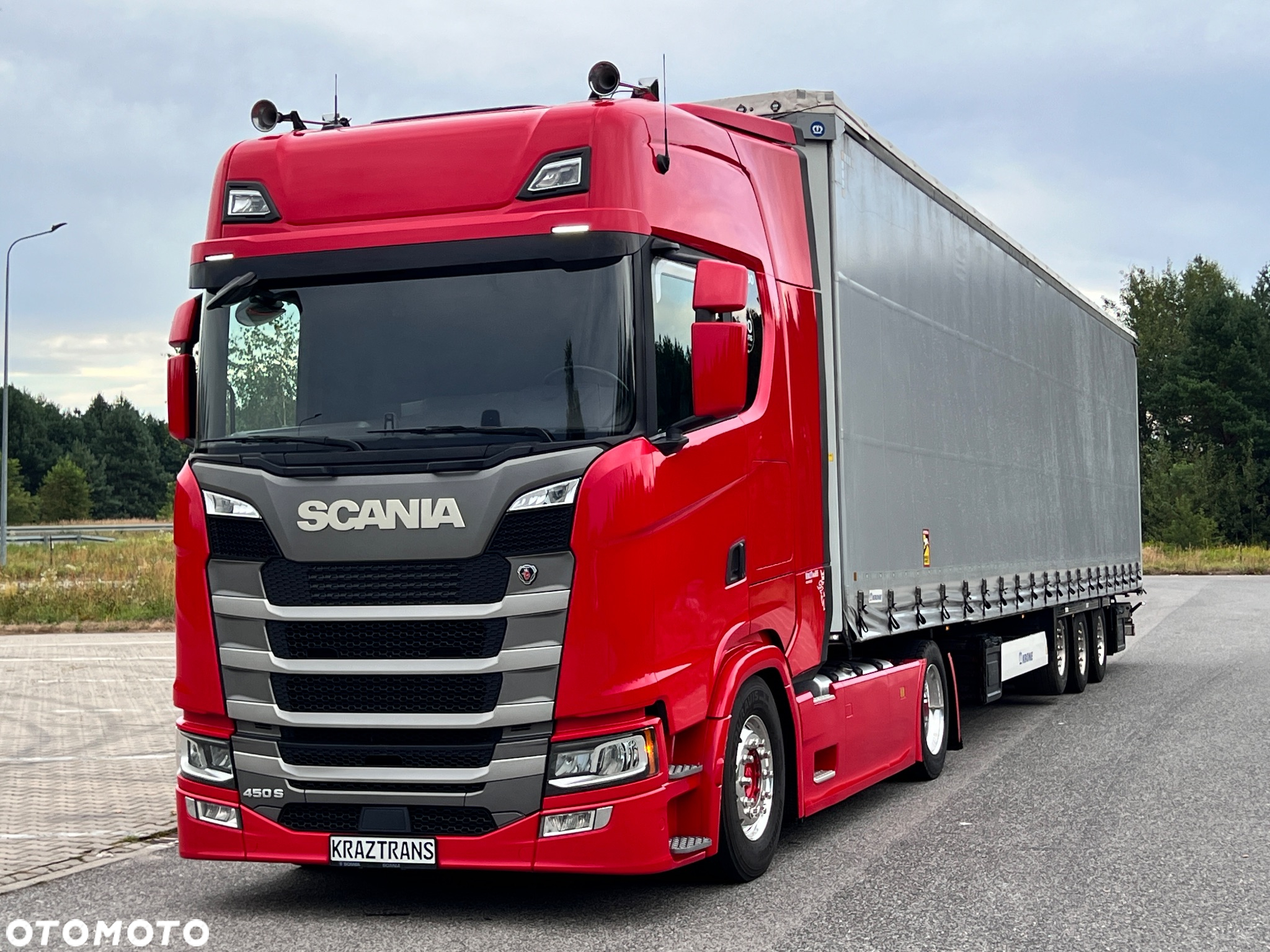 Scania S450 mega low deck perfekcyjny stan zestaw złoty kontrakt ASO full opcja - 31
