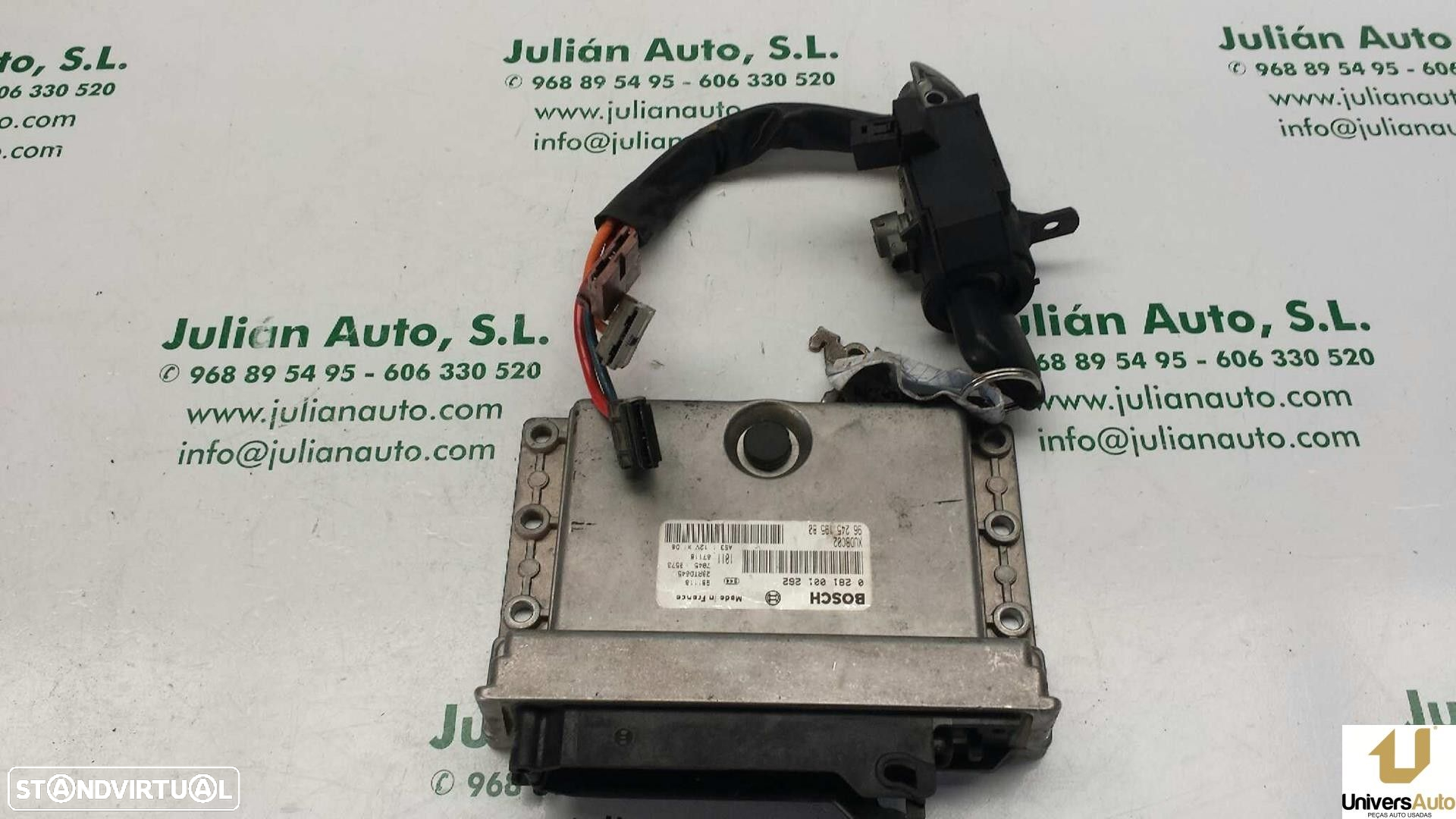 CENTRALINA MOTOR UCE PEUGEOT 406 1999 -0281001262 - 8