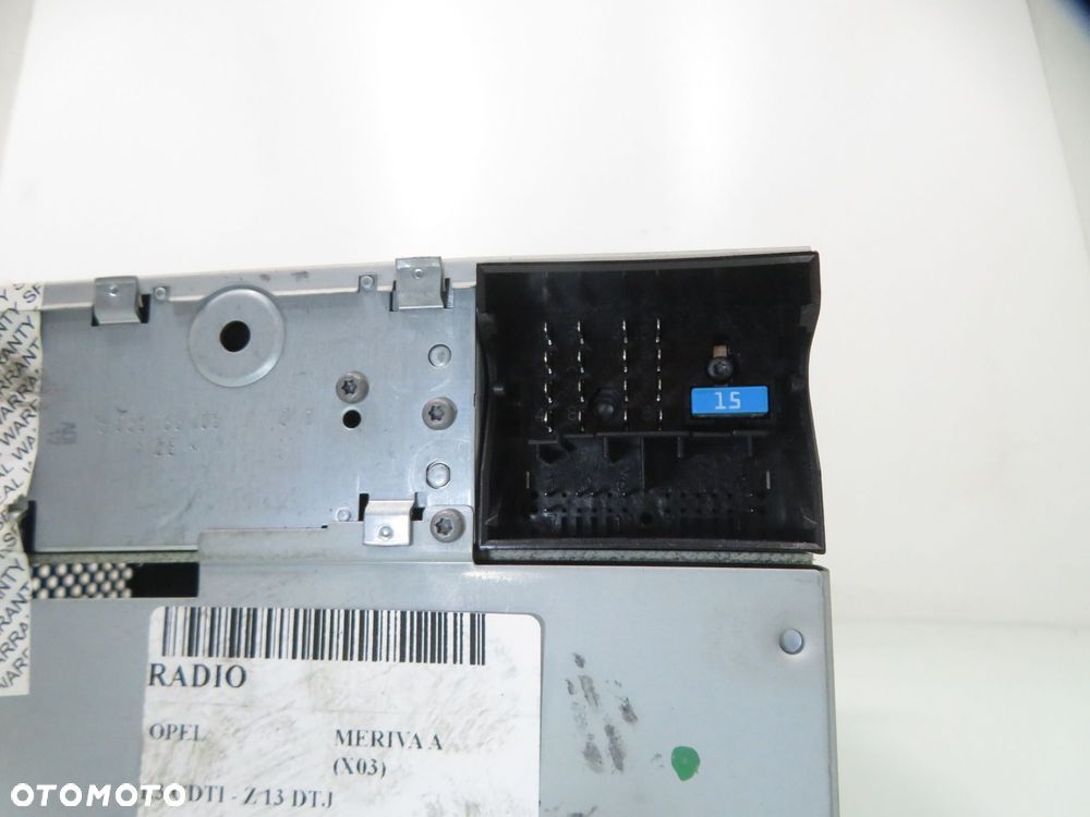 RADIO OPEL MERIVA A 13233929 7646104310 13242079 CD30 - 9