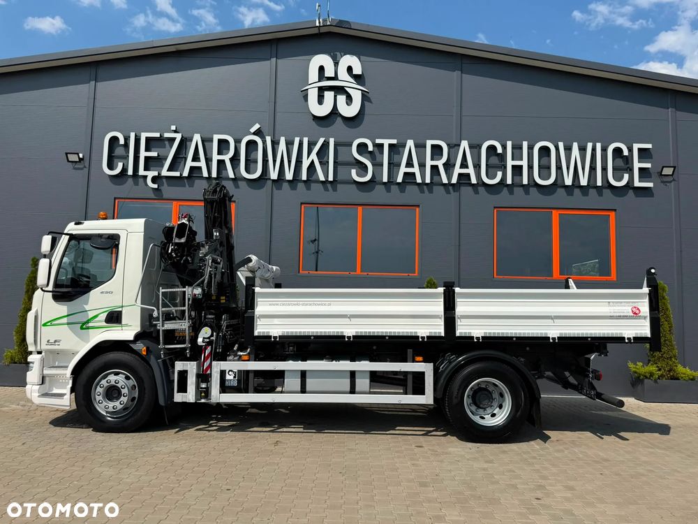 DAF LF CF 250 // Wywrotka 3-stronna // Żuraw HIAB XS 122 DUO // Klimatyzacja // Euro 6 // Krane, Kipper, Kran - 11