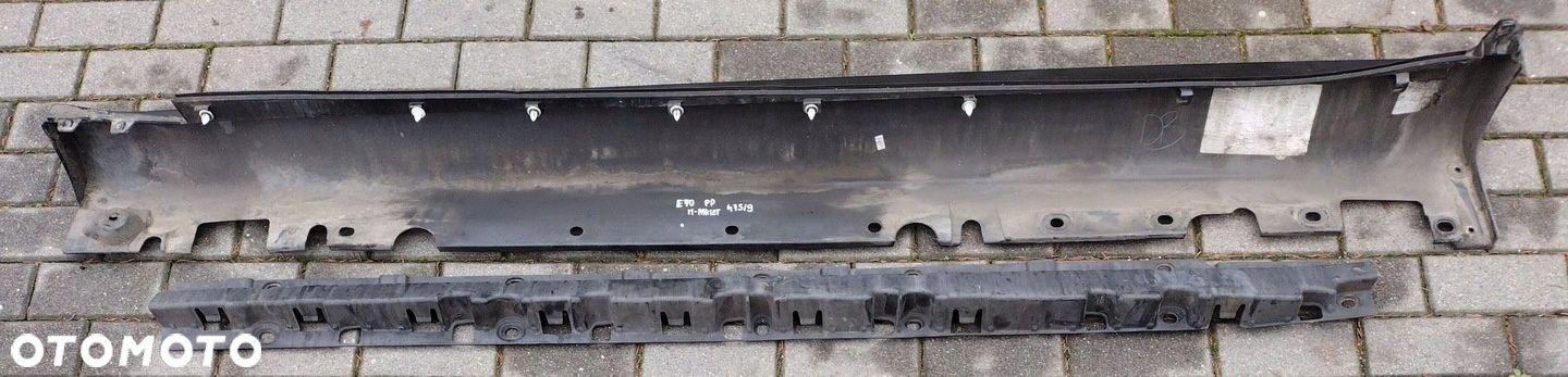 BMW X5 E70 06-09 M-PAKIET PRAWA LISTWA NAKŁADKA PROGOWA STELAŻ 475/9 - 3