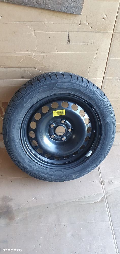Felga stalowa zapas VW 5x112 215/55 R16 ET45 7J VW Passat B6 3C0601027A 3C0601027L - 1
