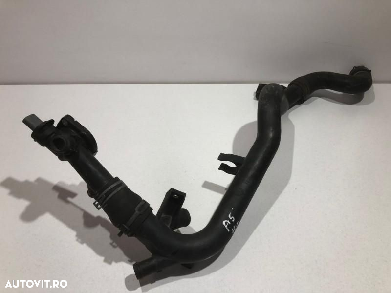 Furtun apa cu distribuitor si corp termostat Audi A5 (2007-2011) [8T3] 180 benzina CGI 8k0121101p - 3