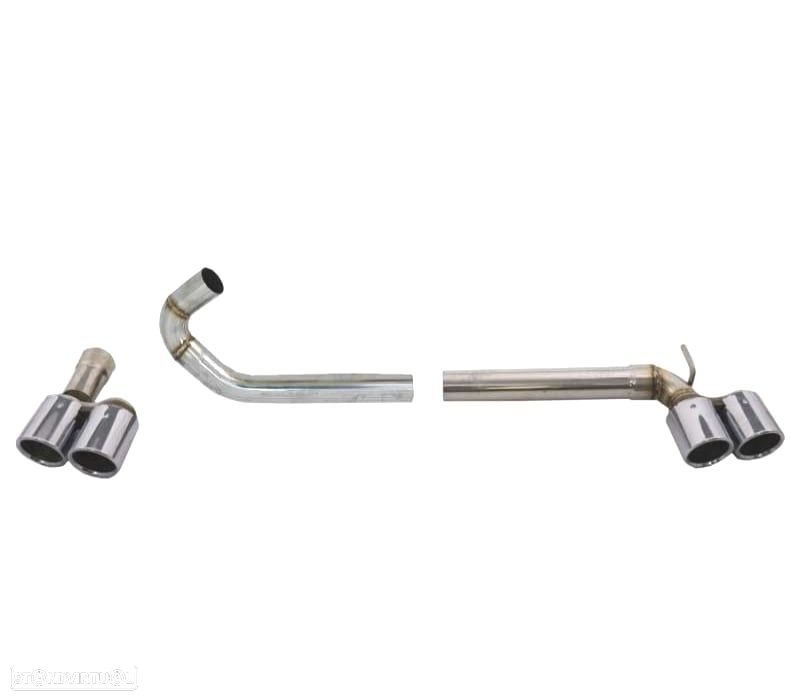 CONJUNTO PONTEIRAS DE ESCAPE DUPLA BMW F30 F31 LOOK M3 - 8