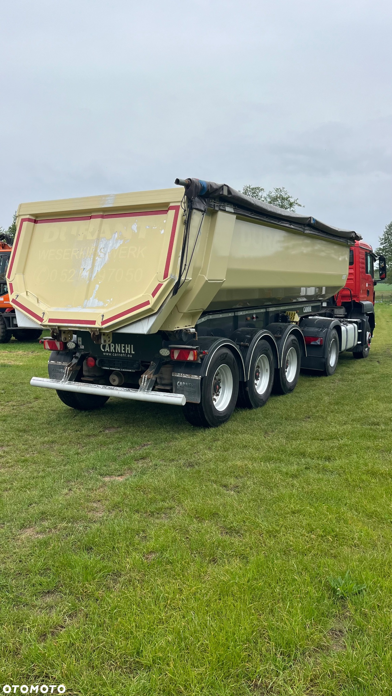 Carnehl Naczepa Wywrotka, 4750 kg!! 3 Osie , Aluminiowa , Oś SAF , Aluminiowe felgi - 8
