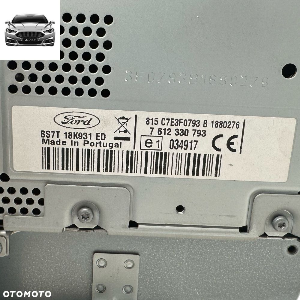 NAWIGACJA FABRYCZNA GPS FORD MONDEO MK4 LIFT - 6