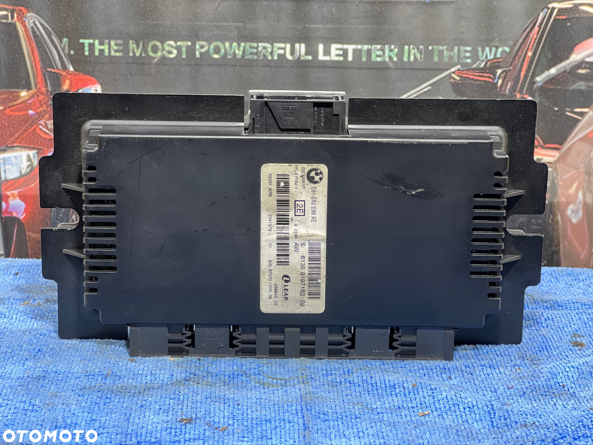 BMW E 81 E82 E87 E88  MODUŁ STEROWNIK ŚWIATEŁ  9197162  6827065 - 2