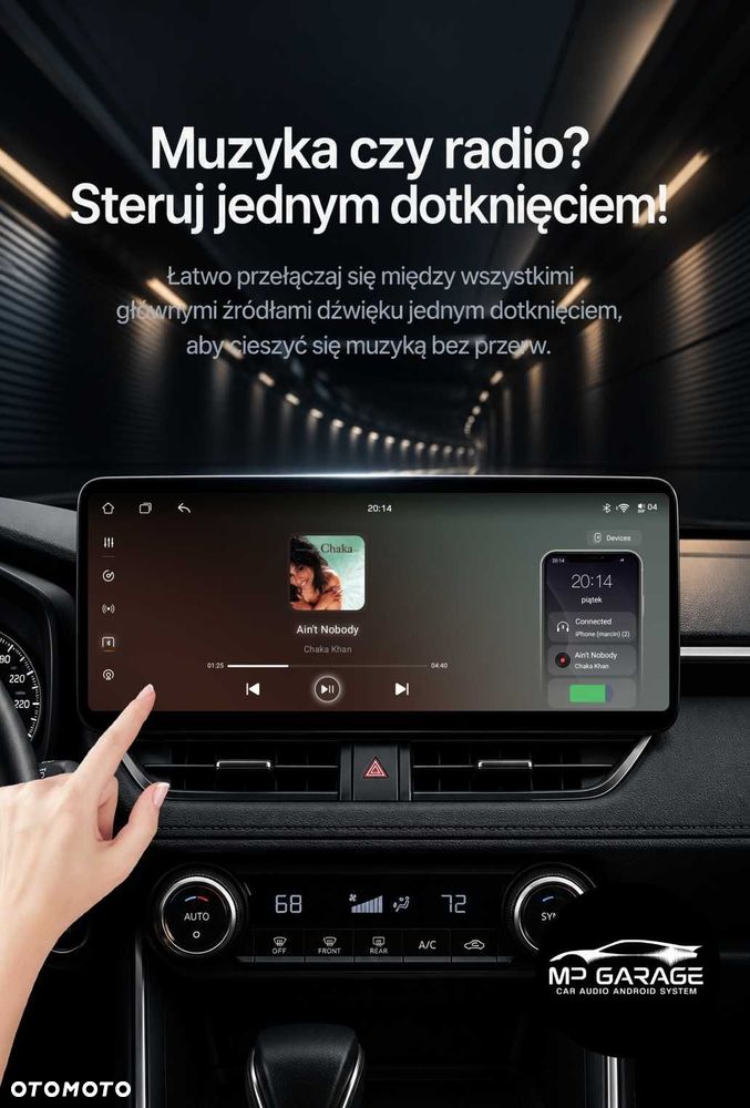 Radio Nawigacja Toyota RAV4 2018_2024 Android CarPlay AndroidAuto 12.3" 4G Montaż Gw.PL - 7