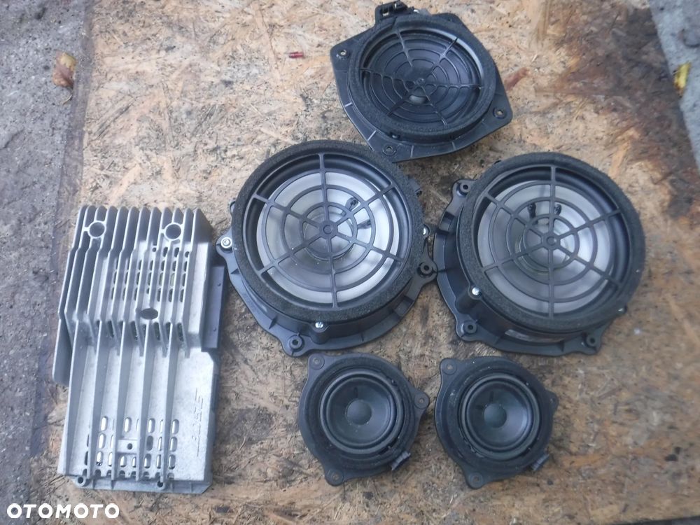 Audi TT 8J cabrio BOSE komplet glosnik wzmacniacz kratki 8J0035223D  4L0035415B 8H0035411B - 1