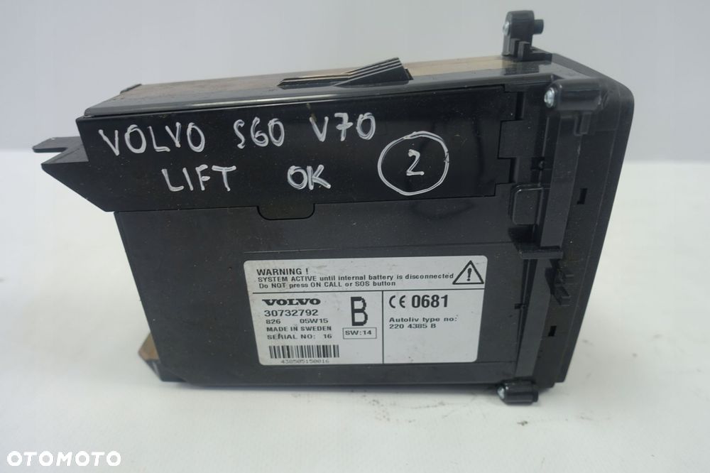 Volvo S60 V70 XC70 TELEFON panel telefonu 30732792 - 2