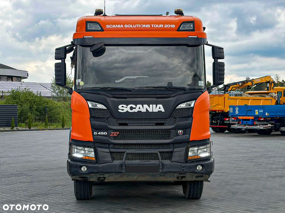 Scania G450 XT / 8x4 / EURO 6 / WYWROTKA / TYLNOZSYPOWA / HYDROKLAPA / AUTOMAT / KAMERA COFANIA / NAWIGACJA / ZACZEP / NISKI PRZEBIEG / 2018 / SERWISOWANY / SPROWADZONA - 2