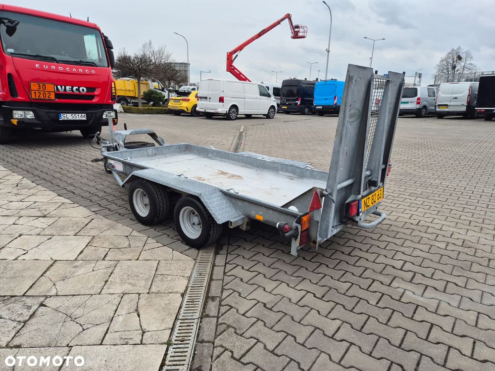 Ifor Williams GH 94 / 2700KG / PRZYCZEPKA DO MASZYN / ŁADOWNOŚĆ 2100KG / MOCNA STAL / 2 OSIE / NAJAZD STALOWY / NISKA KONSTRUKCJA / IDEALNA DO MASZYN I MINI KOPAREK - 8