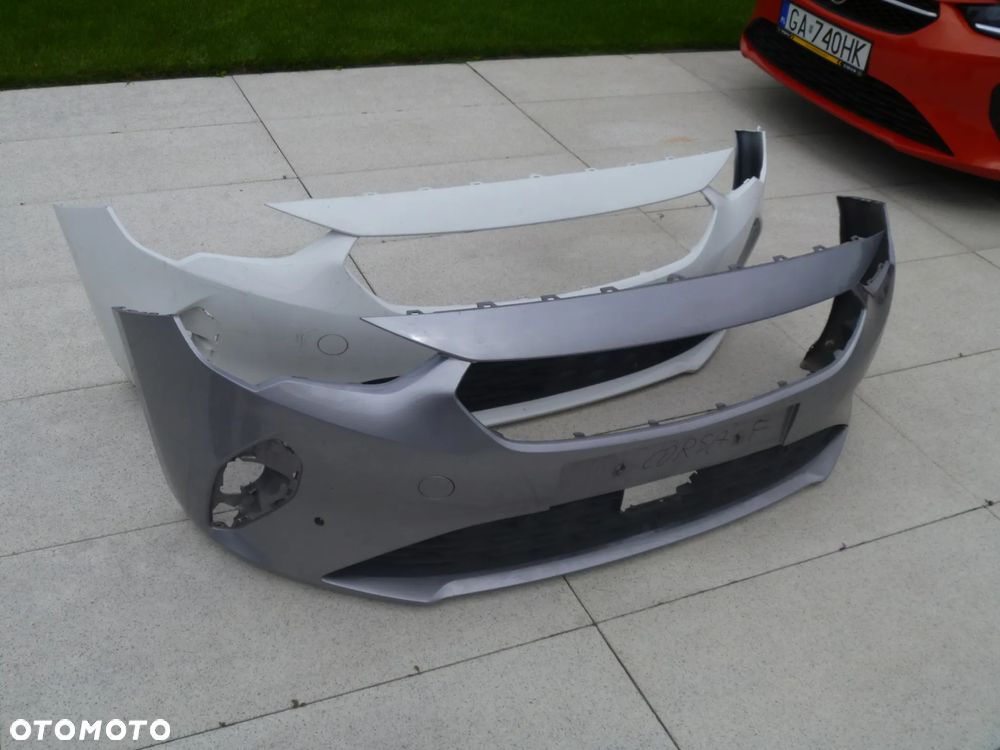 OPEL CORSA F ZDERZAK PRZEDNI KRATKA ORYGINAŁ ŁADNY - 5