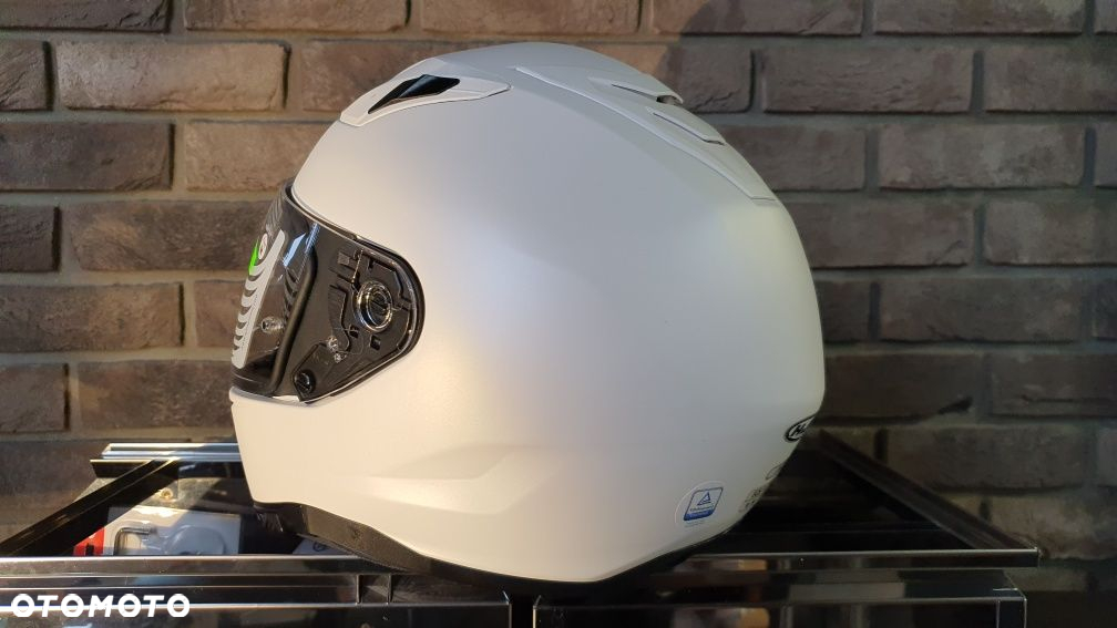 Kask sportowy hjc i70 z blendą przeciwsłoneczną biały ROAMIAR L - 4