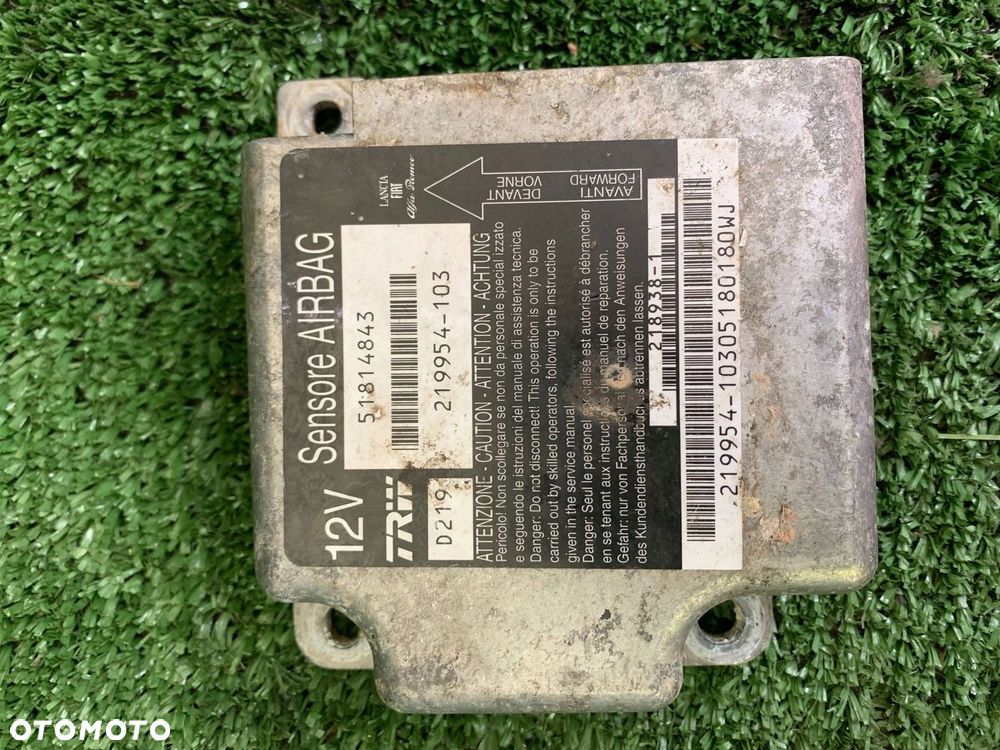 Sterownik sensor Moduł Airbag poduszek Fiat Croma II 51814843 - 1