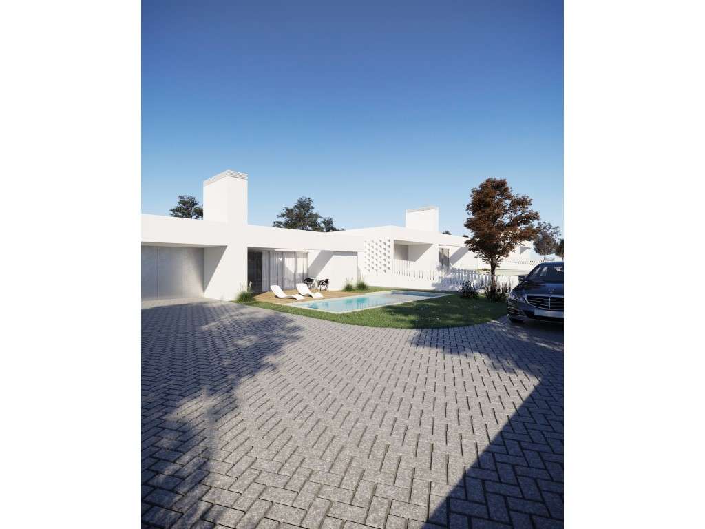 Moradia T3+1 individual, térrea com piscina no Coimbrão - Grande imagem: 2/3