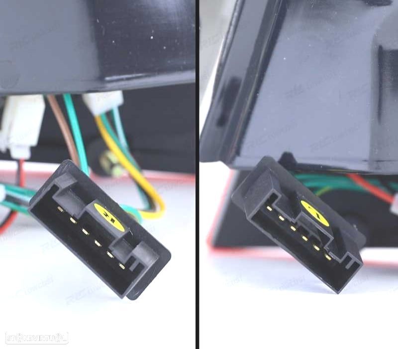 FAROLINS TRASEIROS LED BMW E46 98-01 VERMELHO ESCURECIDO LOOK M3 - 6