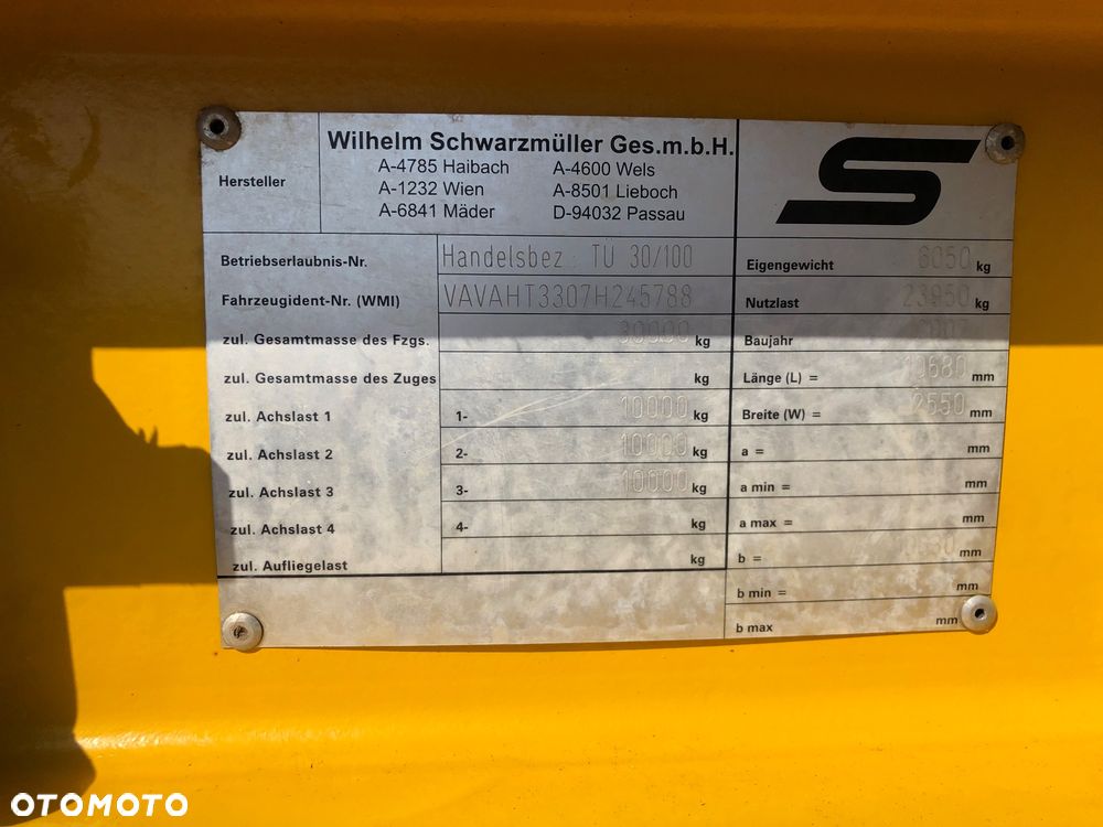 Schwarzmuller TU 30/100 - 10