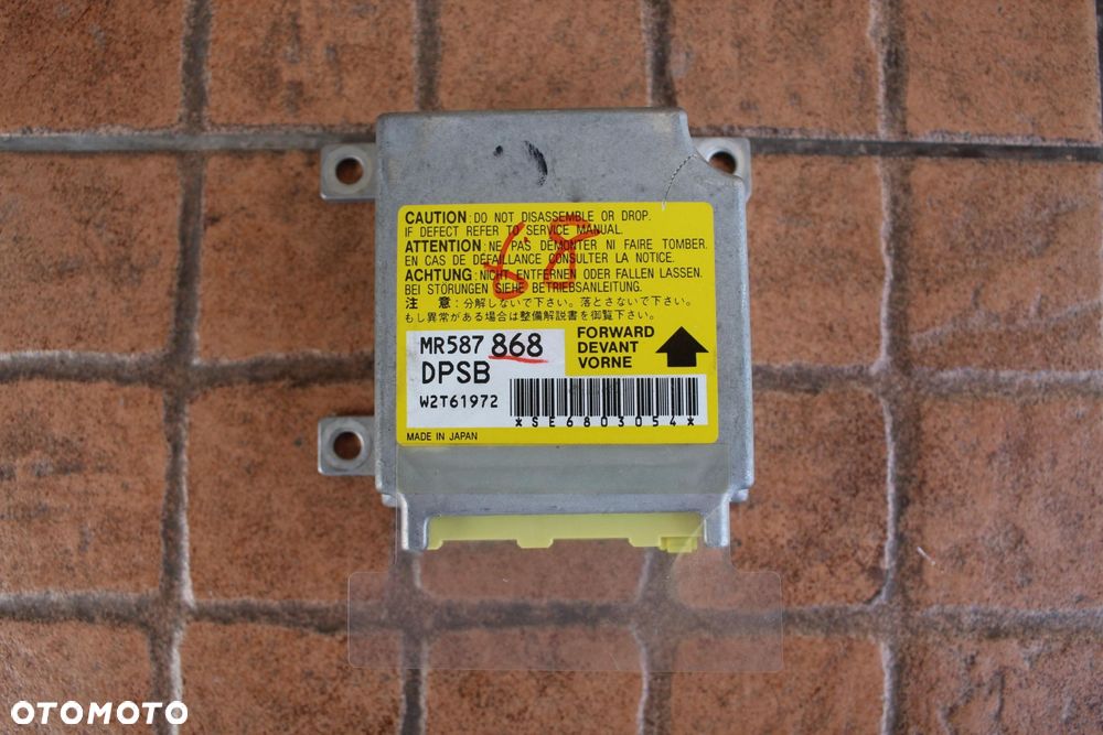 MODUŁ SENSOR AIR BAG MITSUBISHI OUTLANDER I MR587868 - 4