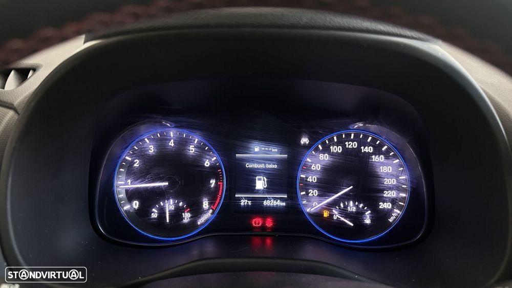 Hyundai Kauai 1.0 T-GDi Pele/Tecido Vermelho - 5