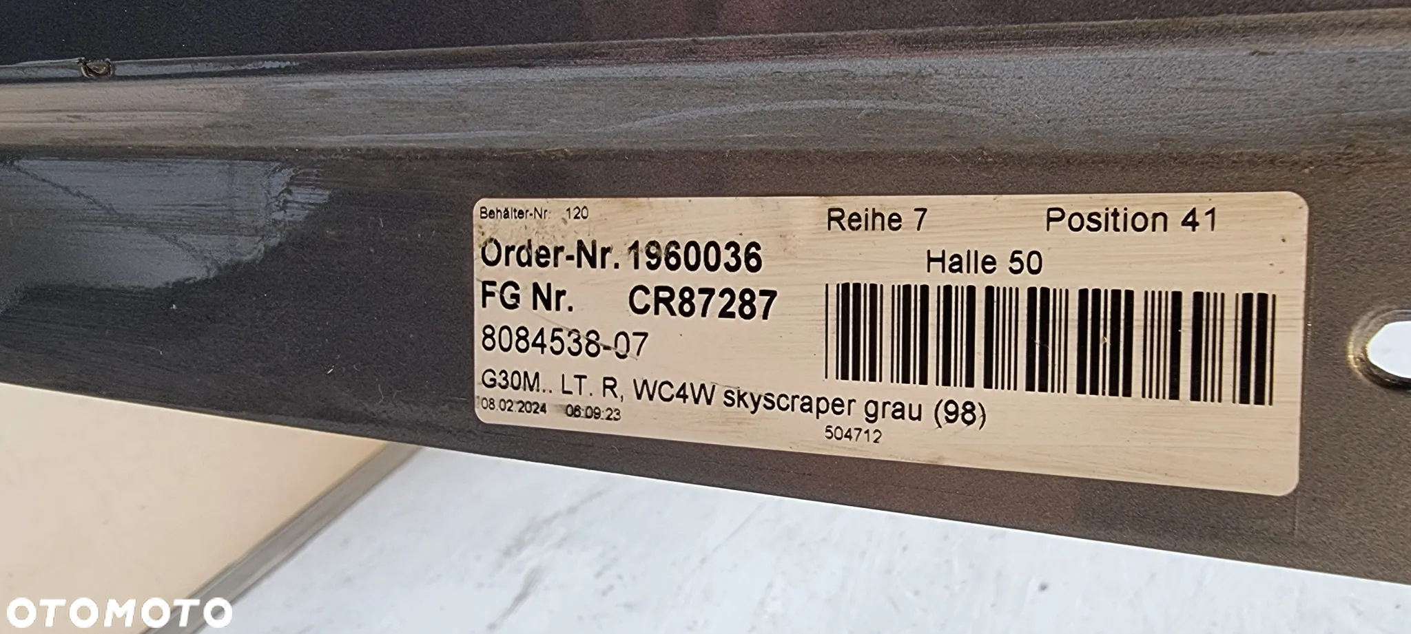 Listwa progowa prawa przód BMW 5 G30/31 M-PAKIET - 4