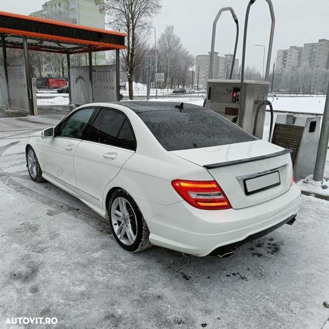 Eleron Lip Codita Portbagaj Mercedes Benz C-Class W204, Negru Lucios - 7