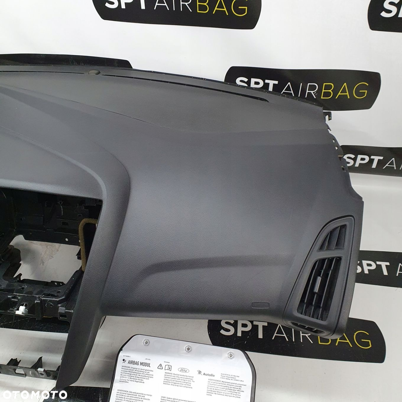 FORD FOCUS MK3 III 3 PO LIFCIE KOKPIT DESKA KONSOLA PULPIT PODUSZKA AIRBAG AIR BAG PASY KIT SET - 4